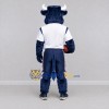 Custom Blue and White Bull in Sportswear Mascot Costume Adult Full Body Suit for Sports Events Custom Blue and White Bull in Sportswear Mascot Costume Adult Full Body Suit for Sports Events