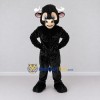 Custom Black and Cream Bull Mascot Costume Adult Full Body Suit for Farm Events Custom Black and Cream Bull Mascot Costume Adult Full Body Suit for Farm Events