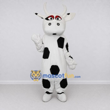 Custom Black and White Cow Mascot Costume Adult Full Body Suit for Farm Events Custom Black and White Cow Mascot Costume Adult Full Body Suit for Farm Events