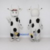 Custom Black and White Cow Mascot Costume Adult Full Body Suit for Farm Events Custom Black and White Cow Mascot Costume Adult Full Body Suit for Farm Events