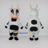 Custom Black and White Cow Mascot Costume Adult Full Body Suit for Farm Events Custom Black and White Cow Mascot Costume Adult Full Body Suit for Farm Events