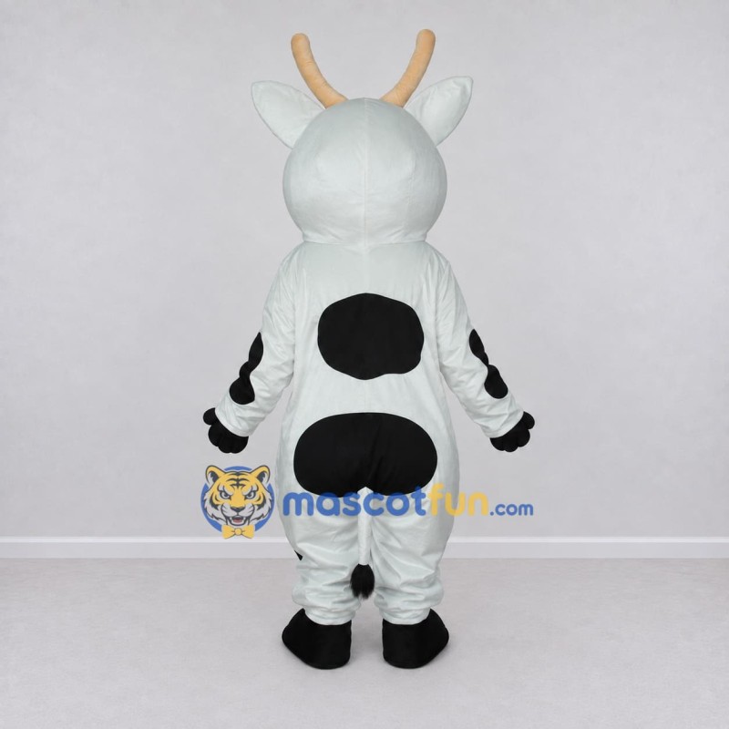 Custom Black and White Cow Mascot Costume Adult Full Body Suit for Farm Events Custom Black and White Cow Mascot Costume Adult Full Body Suit for Farm Events