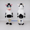 Custom Black and White Cow in a Top Hat Mascot Costume Adult Full Body Suit for Theme Parties Custom Black and White Cow in a Top Hat Mascot Costume Adult Full Body Suit for Theme Parties