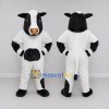 Custom Black and White Cow Mascot Costume Adult Full Body Suit for Farm Events Custom Black and White Cow Mascot Costume Adult Full Body Suit for Farm Events