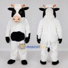 Custom Black and White Cow Mascot Costume Adult Full Body Suit for Farm Events Custom Black and White Cow Mascot Costume Adult Full Body Suit for Farm Events