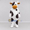 Custom Brown and White Cow Mascot Costume Adult Full Body Suit for Farm Events Custom Brown and White Cow Mascot Costume Adult Full Body Suit for Farm Events