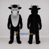 Custom Black and Gray Bull Mascot Costume Adult Full Body Suit for Sports Events Custom Black and Gray Bull Mascot Costume Adult Full Body Suit for Sports Events