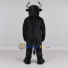 Custom Black and Gray Bull Mascot Costume Adult Full Body Suit for Sports Events Custom Black and Gray Bull Mascot Costume Adult Full Body Suit for Sports Events
