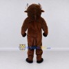 Custom Brown Bison Character Mascot Costume Adult Full Body Suit for Wildlife Events Custom Brown Bison Character Mascot Costume Adult Full Body Suit for Wildlife Events