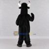 Custom Black and Cream Scary Bull Mascot Costume Adult Full Body Suit for Theme Parties Custom Black and Cream Scary Bull Mascot Costume Adult Full Body Suit for Theme Parties