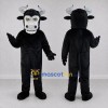 Custom Black and Gray Bull Mascot Costume Adult Full Body Suit for Sports Events Custom Black and Gray Bull Mascot Costume Adult Full Body Suit for Sports Events