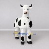Custom Black and White Four-Legged Cow Mascot Costume Adult Full Body Suit for Farm Events Custom Black and White Four-Legged Cow Mascot Costume Adult Full Body Suit for Farm Events