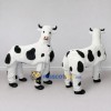 Custom Black and White Four-Legged Cow Mascot Costume Adult Full Body Suit for Farm Events Custom Black and White Four-Legged Cow Mascot Costume Adult Full Body Suit for Farm Events