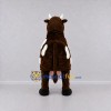 Custom Brown and White Four-Legged Cow Mascot Costume Adult Full Body Suit for Farm Events Custom Brown and White Four-Legged Cow Mascot Costume Adult Full Body Suit for Farm Events