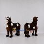Custom Brown and White Four-Legged Cow Mascot Costume Adult Full Body Suit for Farm Events
