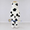 Custom Black and White Cow with a Red Bow Mascot Costume Adult Full Body Suit for Farm Events Custom Black and White Cow with a Red Bow Mascot Costume Adult Full Body Suit for Farm Events