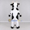 Custom Black and White Cow with a Yellow Bow Mascot Costume Adult Full Body Suit for Farm Events Custom Black and White Cow with a Yellow Bow Mascot Costume Adult Full Body Suit for Farm Events