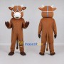 Custom Brown and White Horse with a Halter Mascot Costume Adult Full Body Suit for Farm Events
