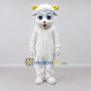 Custom White and Yellow Sheep Character Mascot Costume Adult Full Body Suit for Farm Events