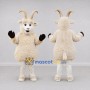 Custom Cream Goat Mascot Costume Adult Full Body Suit for Farm Events