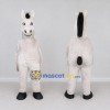Custom White and Black Horse Mascot Costume Adult Full Body Suit for Farm Events Custom White and Black Horse Mascot Costume Adult Full Body Suit for Farm Events