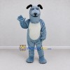 Custom Blue and White Dog Mascot Costume Adult Full Body Suit for Community Events Custom Blue and White Dog Mascot Costume Adult Full Body Suit for Community Events
