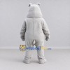 Custom Gray Bulldog Mascot Costume Adult Full Body Suit for Community Events Custom Gray Bulldog Mascot Costume Adult Full Body Suit for Community Events