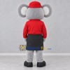 Custom Gray and Red Koala in a Shirt and Cap Mascot Costume Adult Full Body Suit for School Events Custom Gray and Red Koala in a Shirt and Cap Mascot Costume Adult Full Body Suit for School Events