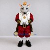 Custom Gray and Red Rat King Mascot Costume Adult Full Body Suit for Theme Parties Custom Gray and Red Rat King Mascot Costume Adult Full Body Suit for Theme Parties
