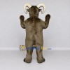 Custom Brown and Cream Ram Mascot Costume Adult Full Body Suit for Farm Events
