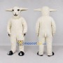 Custom Cream Sheep Mascot Costume Adult Full Body Suit for Farm Events