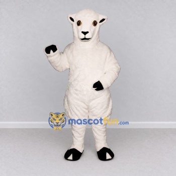 Custom White Sheep Mascot Costume Adult Full Body Suit for Farm Events Custom White Sheep Mascot Costume Adult Full Body Suit for Farm Events