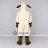 Custom Cream and Brown Sheep Mascot Costume Adult Full Body Suit for Farm Events