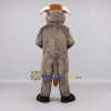 Custom Gray and Brown Bull Mascot Costume Adult Full Body Suit for Farm Events Custom Gray and Brown Bull Mascot Costume Adult Full Body Suit for Farm Events