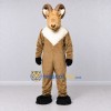 Custom Tan and Brown Ram Mascot Costume Adult Full Body Suit for Farm Events Custom Tan and Brown Ram Mascot Costume Adult Full Body Suit for Farm Events