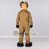Custom Tan and Brown Ram Mascot Costume Adult Full Body Suit for Farm Events Custom Tan and Brown Ram Mascot Costume Adult Full Body Suit for Farm Events