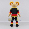 Custom Tan and Black Ram in Sportswear Mascot Costume Adult Full Body Suit for Sports Events