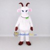 Custom White and Brown Goat Mascot Costume Adult Full Body Suit for Farm Events Custom White and Brown Goat Mascot Costume Adult Full Body Suit for Farm Events