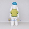 Custom White and Green Sheep Character in a Cap and Shirt Mascot Costume Adult Full Body Suit for School Events Custom White and Green Sheep Character in a Cap and Shirt Mascot Costume Adult Full Body Suit for School Events