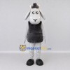 Custom Gray and Black Sheep Mascot Costume Adult Full Body Suit for Farm Events Custom Gray and Black Sheep Mascot Costume Adult Full Body Suit for Farm Events