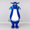 Custom Blue and White Dragon Mascot Costume Adult Full Body Suit for Theme Parties Custom Blue and White Dragon Mascot Costume Adult Full Body Suit for Theme Parties