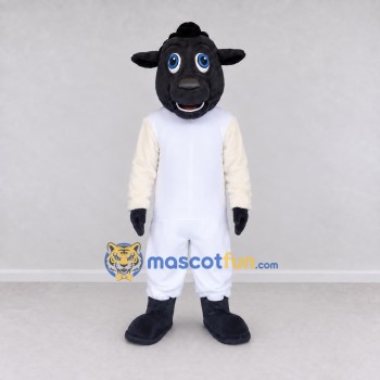 Custom Black and White Sheep Mascot Costume Adult Full Body Suit for Farm Events Custom Black and White Sheep Mascot Costume Adult Full Body Suit for Farm Events