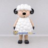 Custom White and Black Sheep Character Mascot Costume Adult Full Body Suit for School Events Custom White and Black Sheep Character Mascot Costume Adult Full Body Suit for School Events