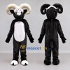 Custom Black and White Ram Mascot Costume Adult Full Body Suit for Farm Events Custom Black and White Ram Mascot Costume Adult Full Body Suit for Farm Events