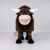 Custom Brown and White Four-Legged Bull Mascot Costume Adult Full Body Suit for Farm Events Custom Brown and White Four-Legged Bull Mascot Costume Adult Full Body Suit for Farm Events