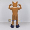 Custom Brown and White Dog Mascot Costume Adult Full Body Suit for Community Events Custom Brown and White Dog Mascot Costume Adult Full Body Suit for Community Events
