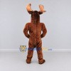 Custom Brown Moose Mascot Costume Adult Full Body Suit for Wildlife Events