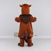 Custom Brown and Black Bull with a Nose Ring Mascot Costume Adult Full Body Suit for Sports Events Custom Brown and Black Bull with a Nose Ring Mascot Costume Adult Full Body Suit for Sports Events