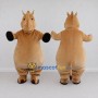 Custom Tan Horse Character Mascot Costume Adult Full Body Suit for Farm Events