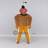 Custom Brown and Yellow Fantasy Warrior Character Mascot Costume Adult Full Body Suit for Theme Parties Custom Brown and Yellow Fantasy Warrior Character Mascot Costume Adult Full Body Suit for Theme Parties